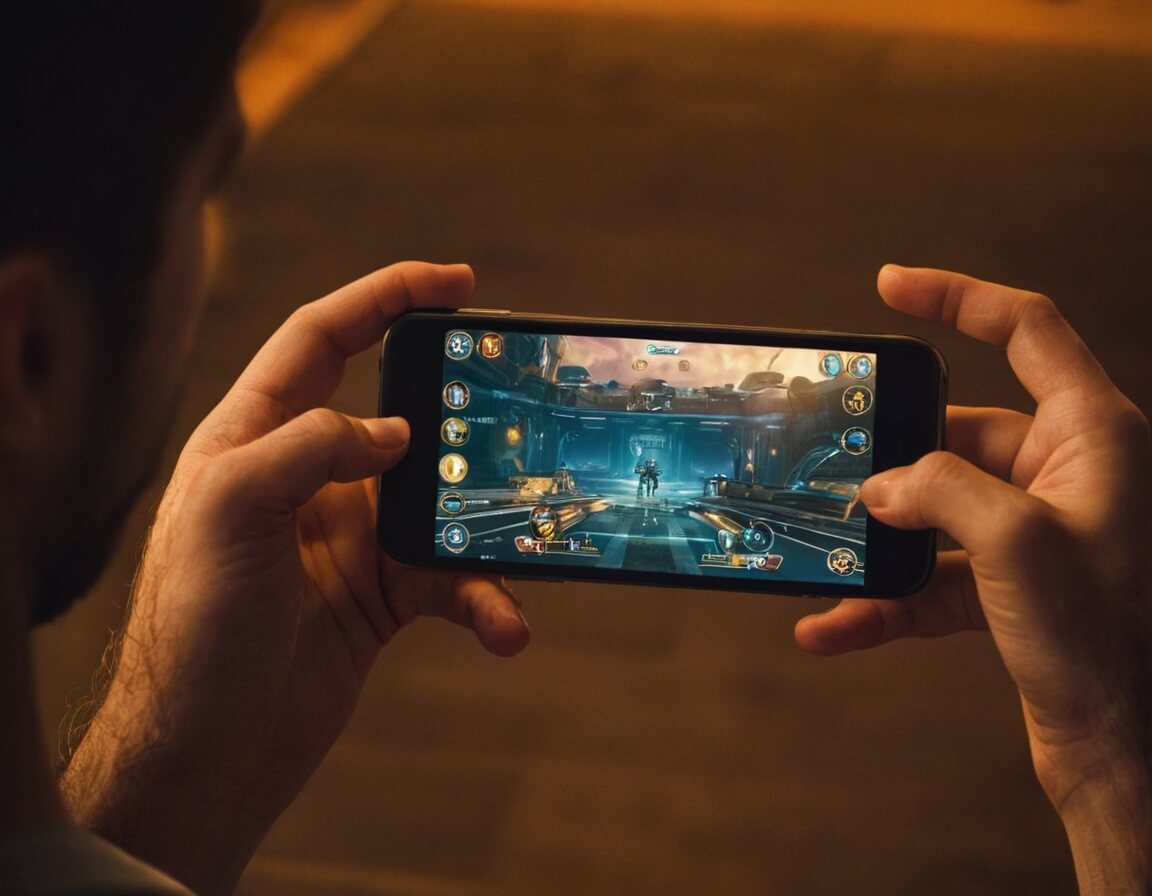 Before visual design of Indian mobile game